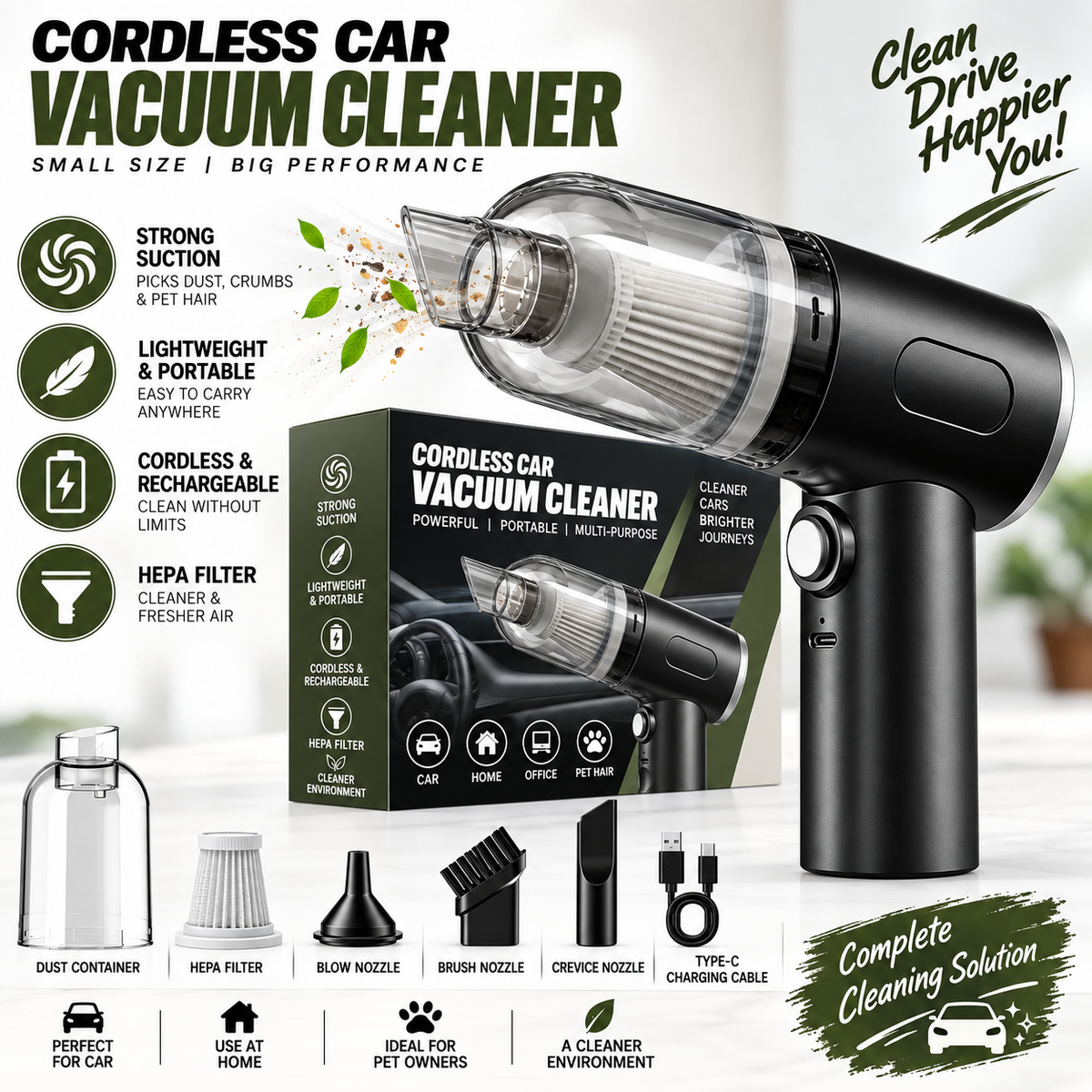 3 in 1 CleanForce vacuum